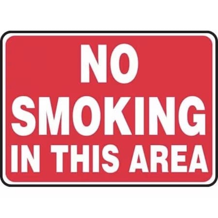 Accuform SMOKING CONTROL SIGN NO SMOKING IN THIS MSMG503XL